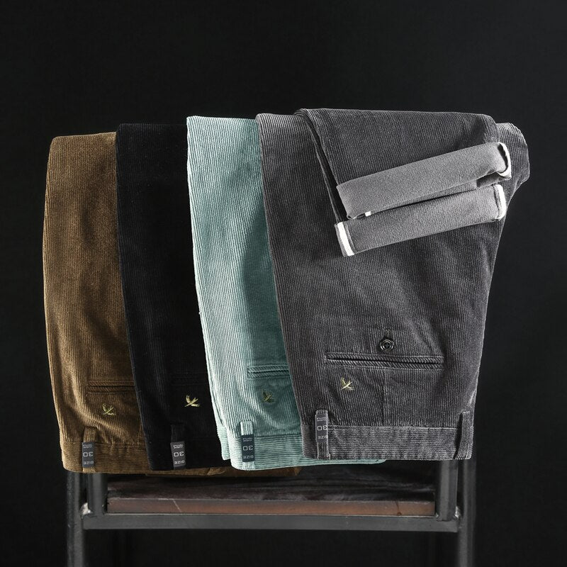 Mid-rise corduroy