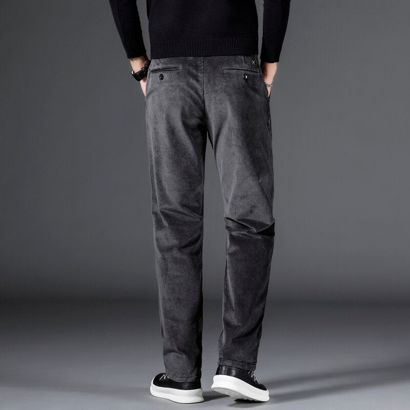 Mid-rise corduroy