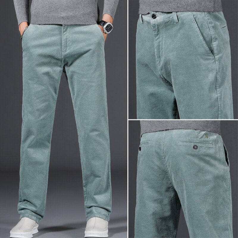 Mid-rise corduroy