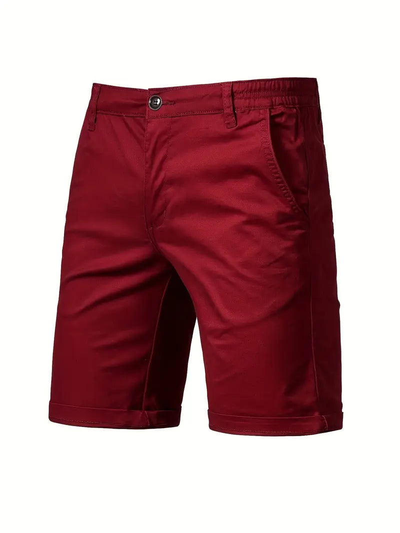 Cotton shorts with pockets