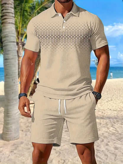 Lenoir™ | Short Sleeve Two-Piece Summer Set