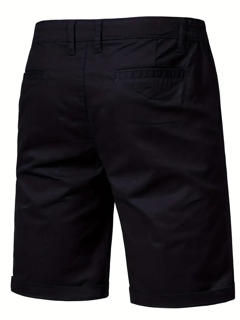 Cotton shorts with pockets