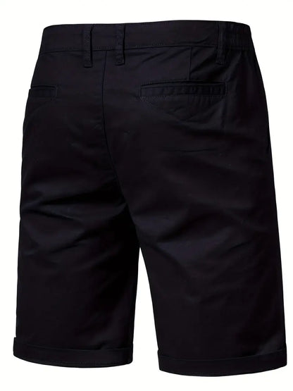 Cotton shorts with pockets