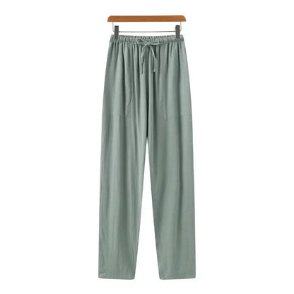 Slim linen pants