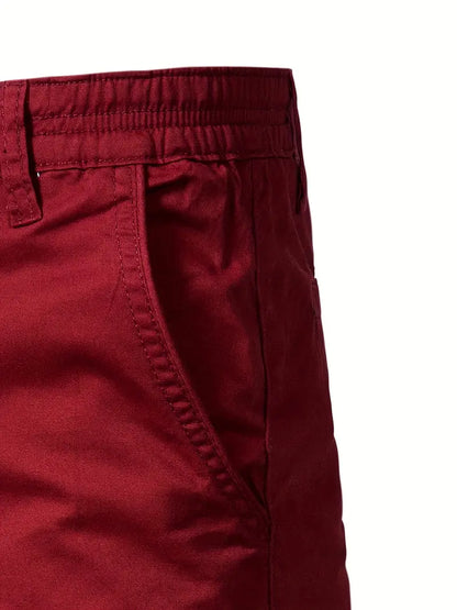 Cotton shorts with pockets