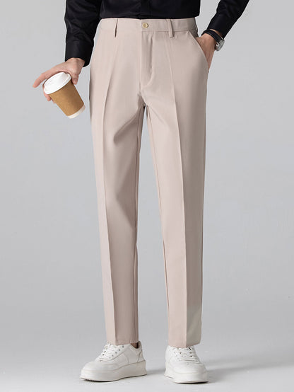 Winchester striped long sleeve button-down shirt &amp; slim fit trousers