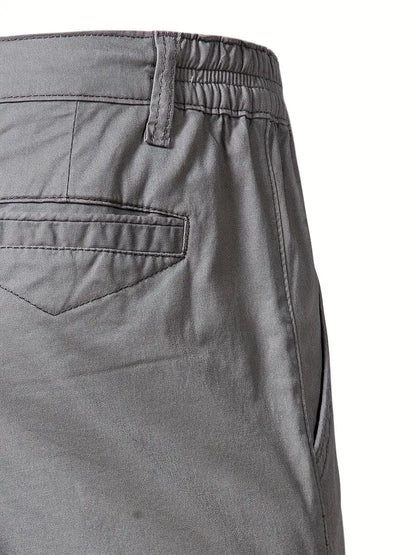Cotton shorts with pockets