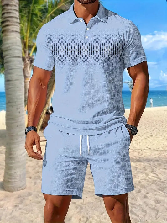 Lenoir™ | Short Sleeve Two-Piece Summer Set