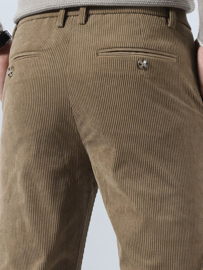 Slim fit corduroy pants