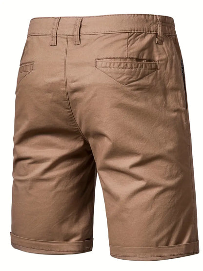 Cotton shorts with pockets