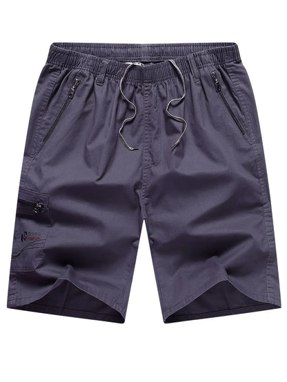 Lightweight cargo shorts with pockets