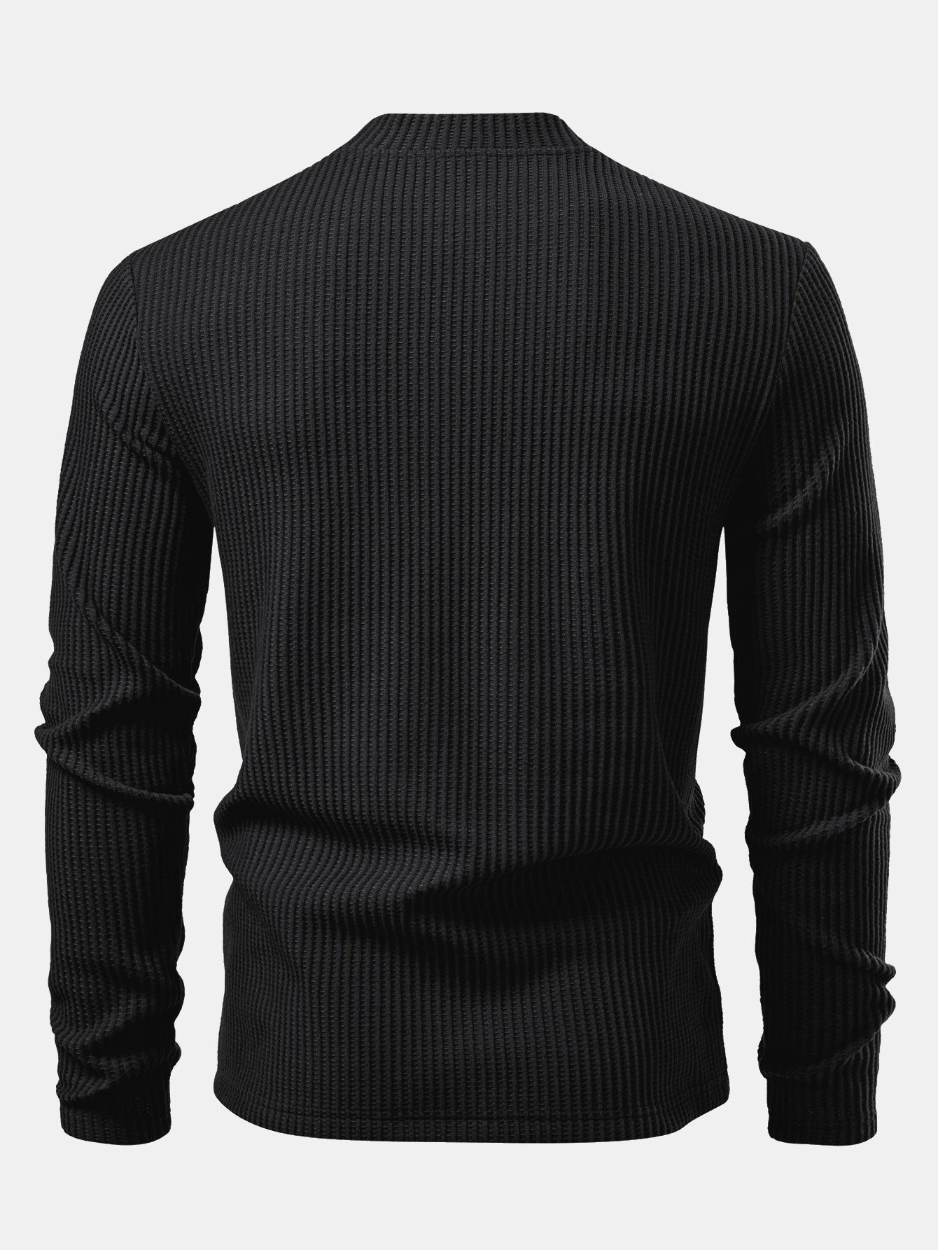 Long-sleeved high-neck T-shirt