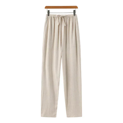 Slim linen pants
