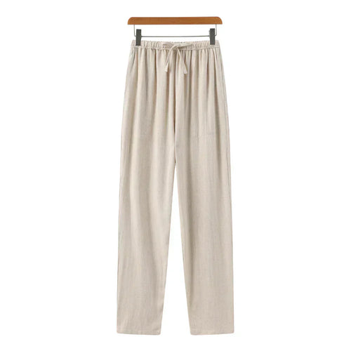 Slim linen pants