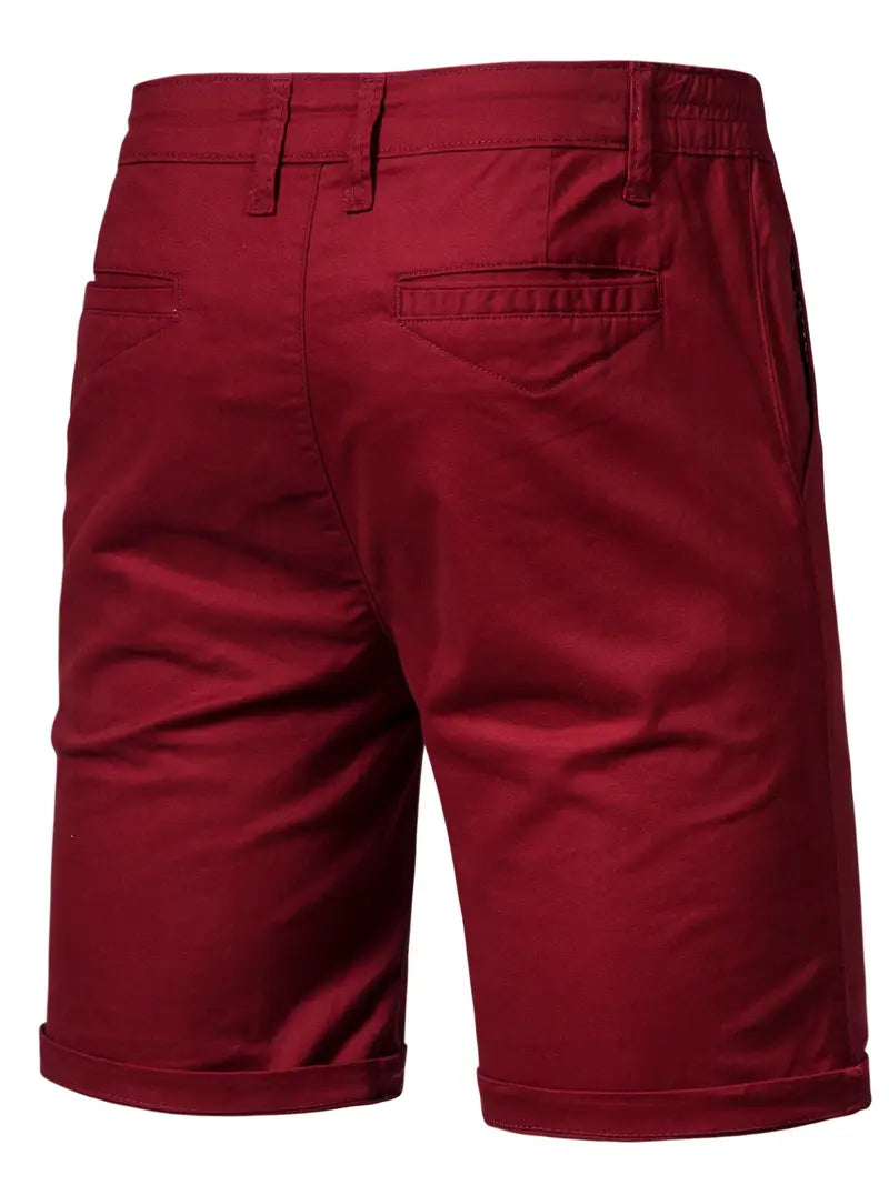 Cotton shorts with pockets