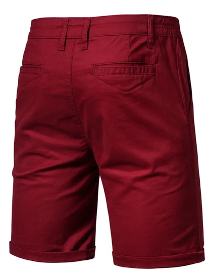 Cotton shorts with pockets
