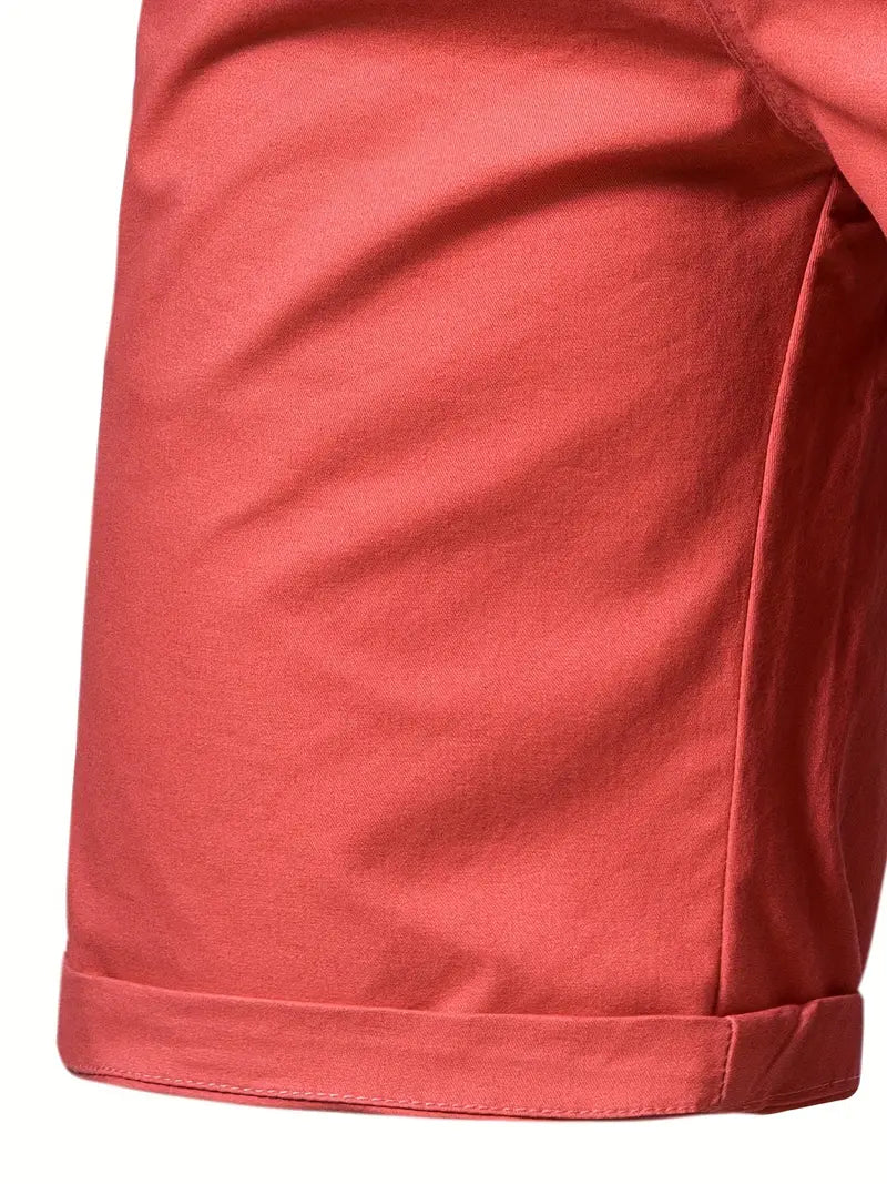 Cotton shorts with pockets