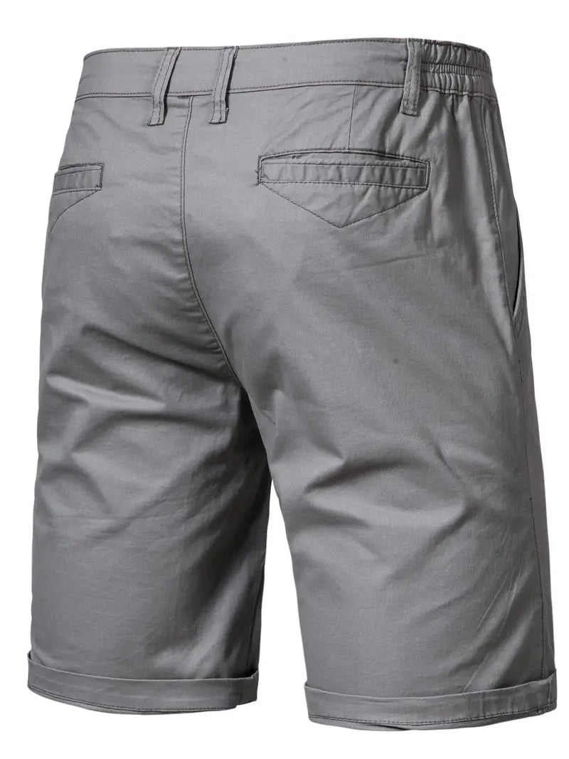 Cotton shorts with pockets