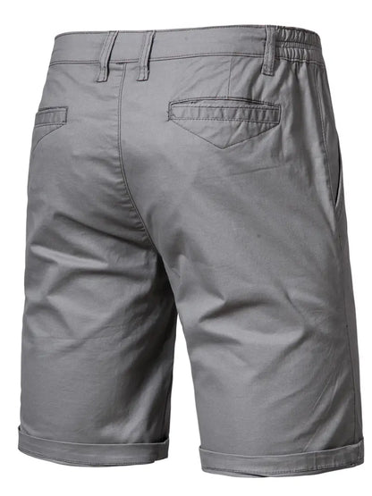 Cotton shorts with pockets