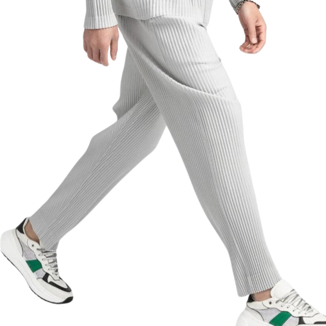 Ribbed cotton pants