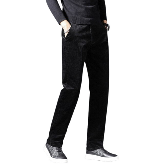 Mid-rise corduroy