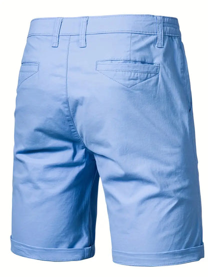 Cotton shorts with pockets