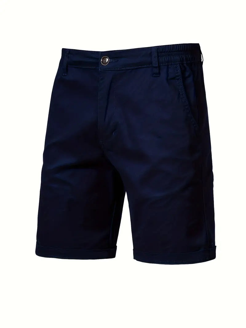 Cotton shorts with pockets