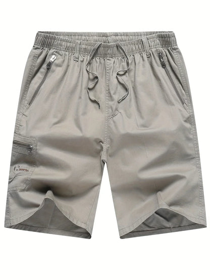 Lightweight cargo shorts with pockets