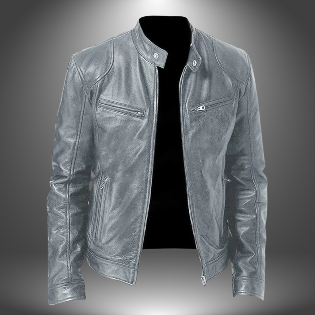Men's Handmade Leather Jacket 