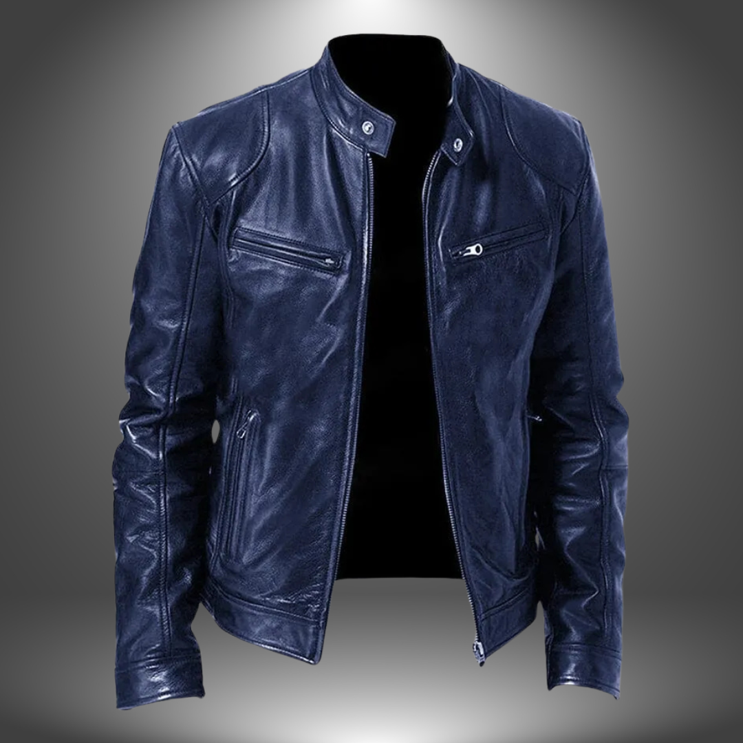 Men's Handmade Leather Jacket 