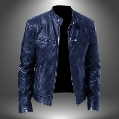 Men's Handmade Leather Jacket 
