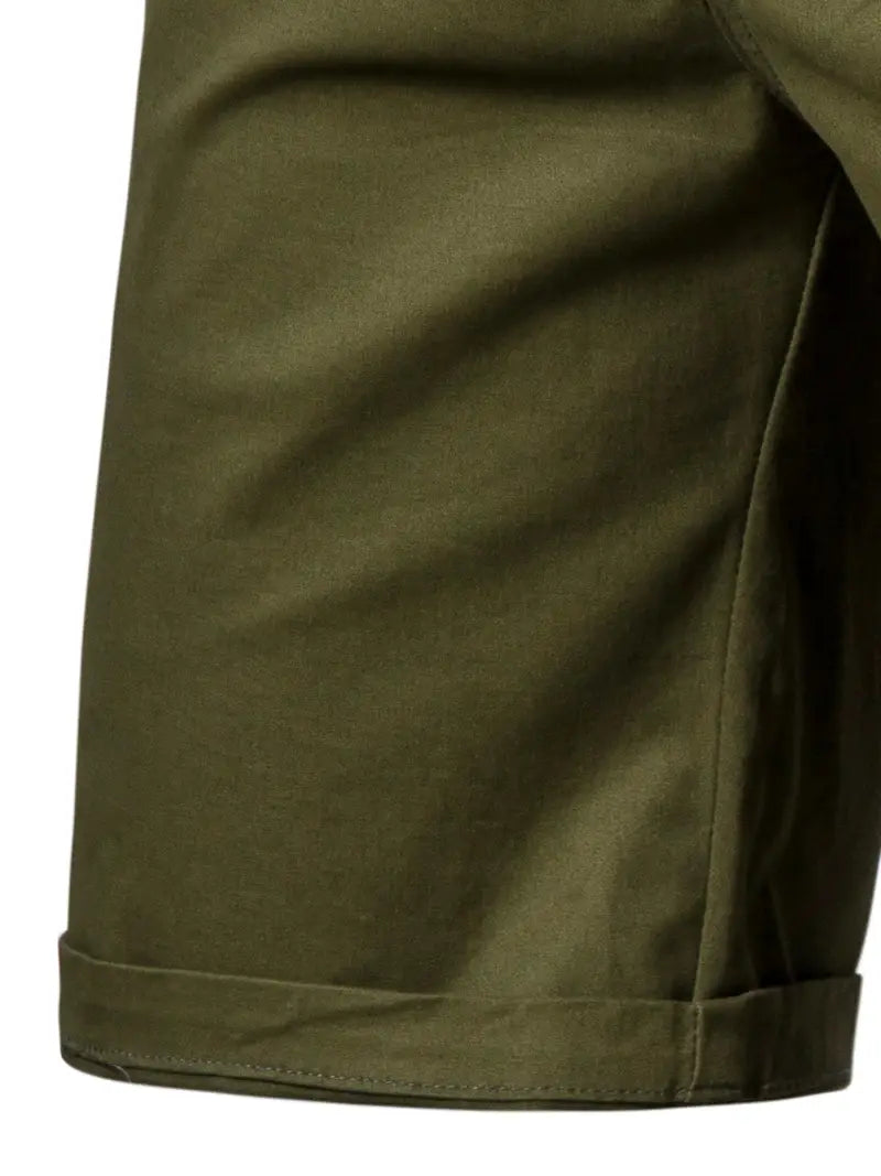 Cotton shorts with pockets