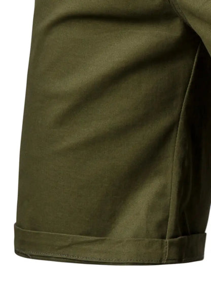 Cotton shorts with pockets
