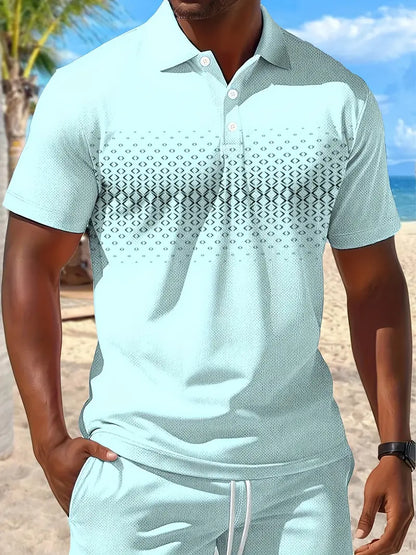 Lenoir™ | Short Sleeve Two-Piece Summer Set