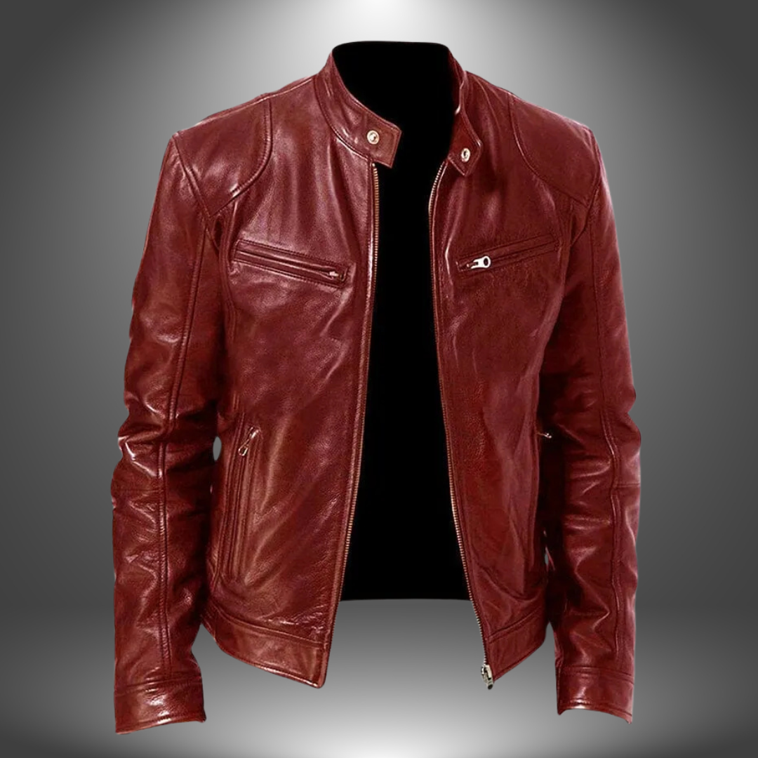 Men's Handmade Leather Jacket 
