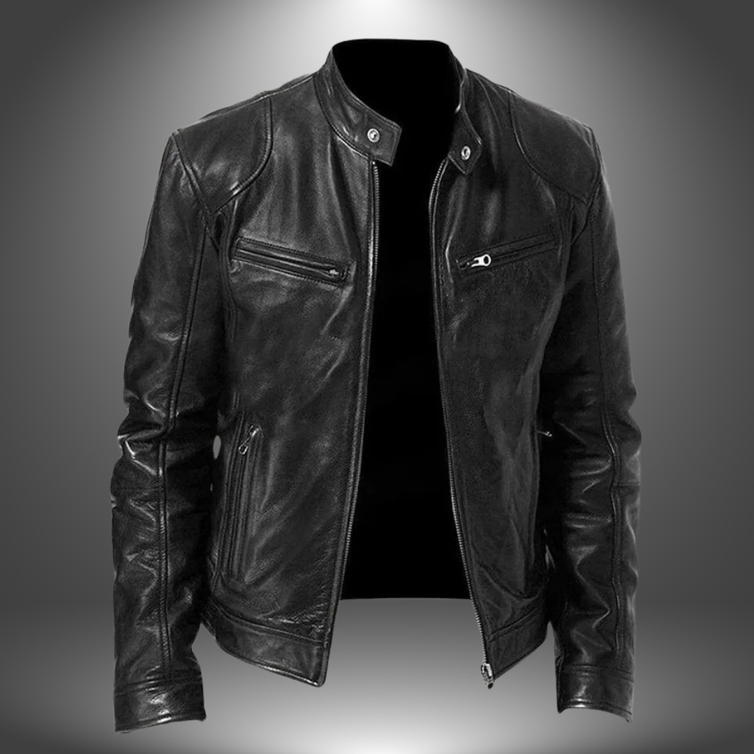 Men's Handmade Leather Jacket 
