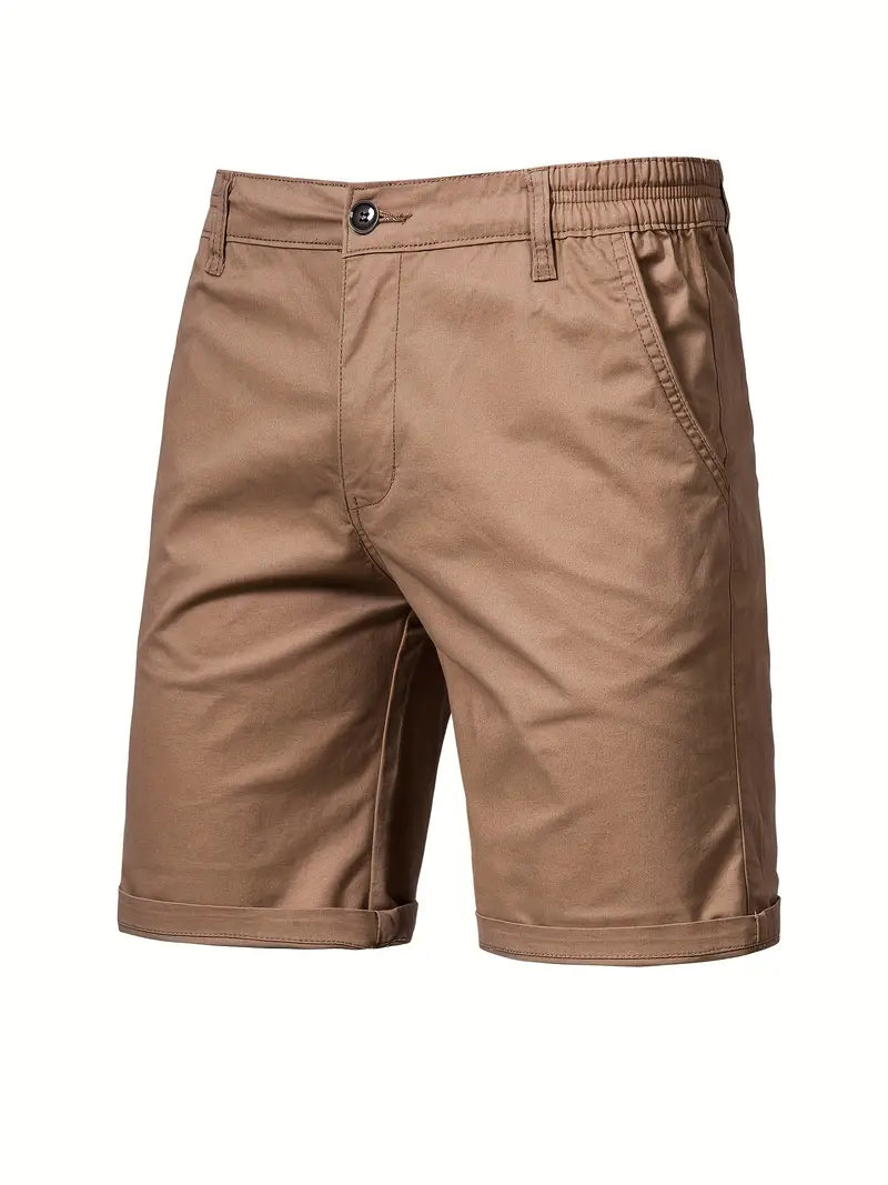 Cotton shorts with pockets