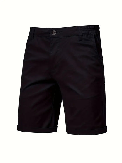 Cotton shorts with pockets