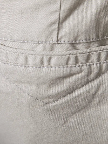 Cotton shorts with pockets