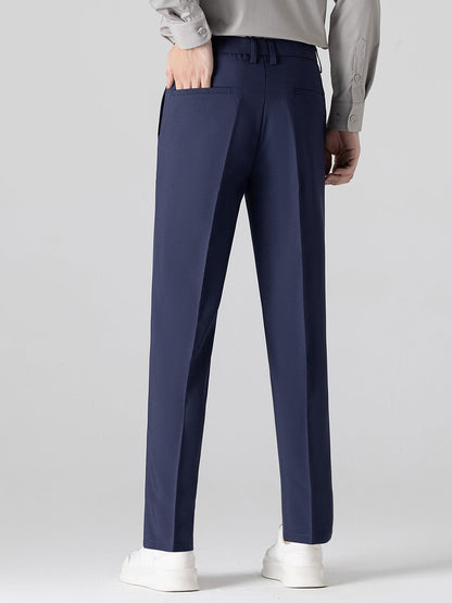 Winchester striped anti-wrinkle shirt and slim-fit trousers