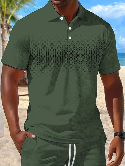 Lenoir™ | Short Sleeve Two-Piece Summer Set