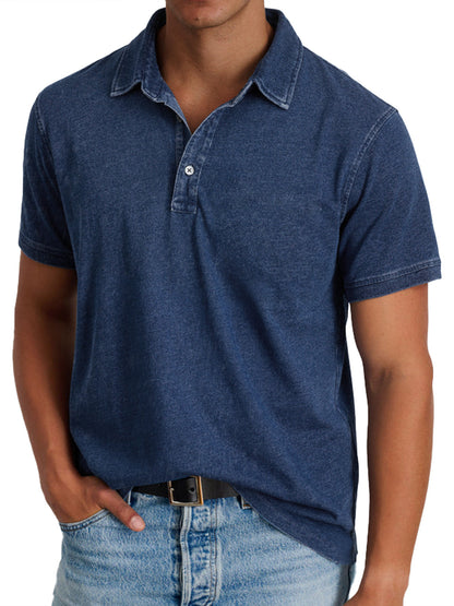 Men's polo shirt with collar