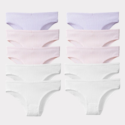 10 Super Comfortable Antibacterial Premium Cotton Panties 