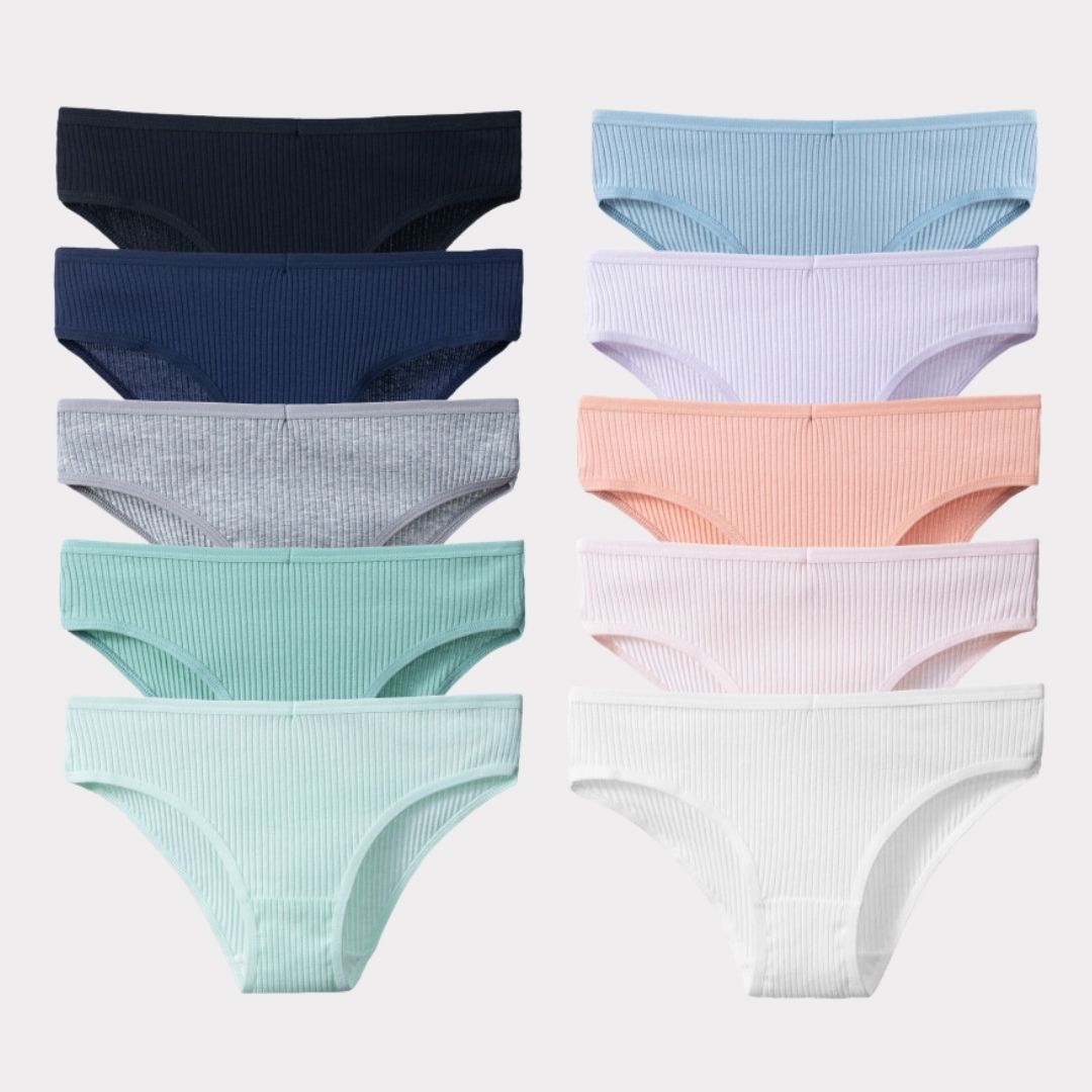 10 Super Comfortable Antibacterial Premium Cotton Panties 