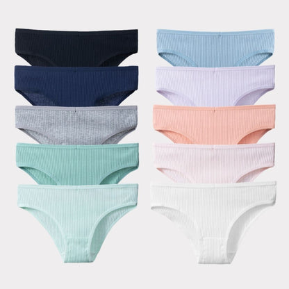 10 Super Comfortable Antibacterial Premium Cotton Panties 