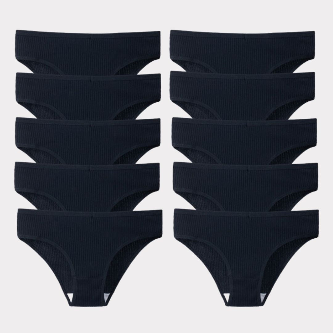 10 Super Comfortable Antibacterial Premium Cotton Panties 