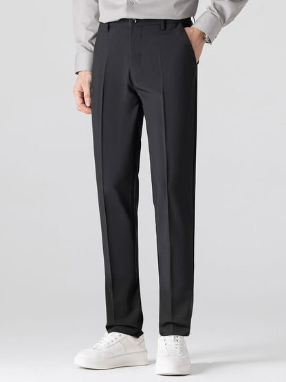 Winchester striped anti-wrinkle shirt and slim-fit trousers