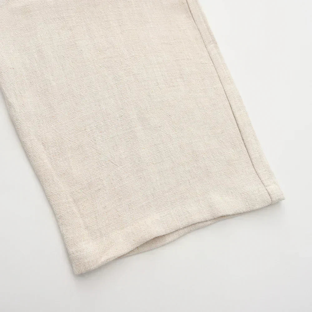 Slim linen pants