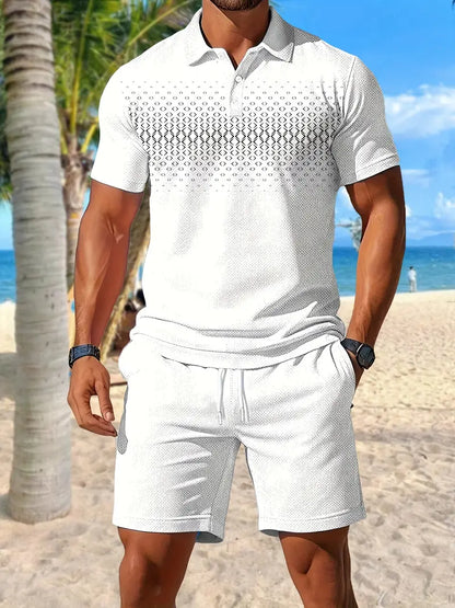 Lenoir™ | Short Sleeve Two-Piece Summer Set