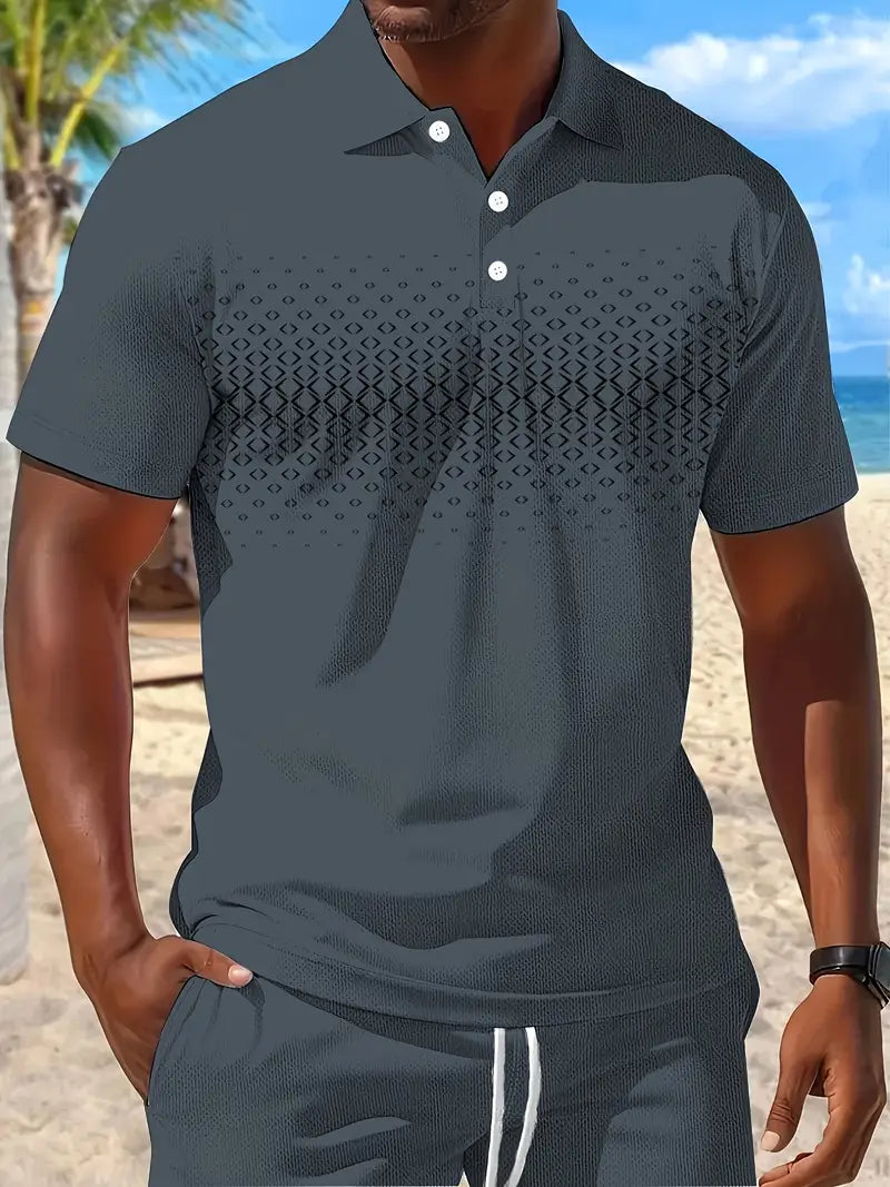 Lenoir™ | Short Sleeve Two-Piece Summer Set